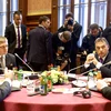 Bốn nhà lãnh đạo của bốn nước Séc, Hungary, Ba Lan và Slovakia tại cuộc gặp lập liên minh quân sự. (Nguồn: xpatloop.com)