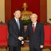 Tổng Bí thư Nguyễn Phú Trọng tiếp Ủy viên Quốc vụ Trung Quốc
