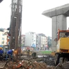 Gấp rút thi công dự án đường sắt đô thị Nhổn-ga Hà Nội