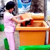 Xử lý rác thải hữu cơ tại gia đình ở Hưng Yên: Hiệu quả nhân đôi