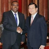 Chủ tịch nước Trương Tấn Sang tiếp Phó Thủ tướng Ethiopia