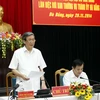 Tiểu ban Văn kiện Đại hội Đảng làm việc với Thành ủy Đà Nẵng