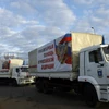 Đoàn xe cứu trợ nhân đạo của Nga đã đến miền Đông Ukraine