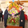 Chủ tịch MTTQ chúc mừng Giáng sinh tại Tòa Giám mục Xuân Lộc