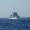Tàu hải cảnh Trung Quốc ngang ngược xâm phạm vùng đặc quyền kinh tế, thềm lục địa của Việt Nam, hồi tháng 5/2014. (Nguồn: TTXVN)