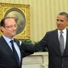 Tổng thống Mỹ Barack Obama với người đồng cấp Pháp Francois Hollande tại Nhà Trắng hồi tháng 2/2014. (Nguồn: CHOIR)