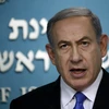 Thủ tướng Israel Benjamin Netanyahu phát biểu sau khi các cường quốc đạt được thỏa thuận hạt nhân với Iran, ngày 14/7. (Nguồn: AFP)