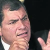 Tổng thống Ecuador Rafael Correa. (Nguồn: AFP)
