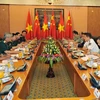 Quang cảnh cuộc Đối thoại chiến lược quốc phòng Việt Nam-Trung Quốc ngày 10/8. (Ảnh: Trọng Đức/TTXVN)
