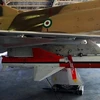 Tên lửa hành trình Nasr gắn trên máy bay chiến đấu. (Nguồn: presstv.ir)