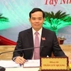 Ông Trần Lưu Quang, Ủy viên dự khuyết Trung ương Đảng, Bí thư Tỉnh ủy Tây Ninh. (Ảnh: Lê Đức Hoảnh/Vietnam+)