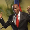Ứng cử viên Jovenel Moise tại một cuộc họp báo ở Port-au-Prince, Haiti ngày 22/10. (Nguồn: THX/TTXVN) 