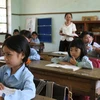 Lớp học của một trường dân tộc nội trú ở Hà Tĩnh. Ảnh minh họa. (Ảnh: Phương Hoa/TTXVN)