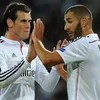 Real Madrid sẽ không có hai ngôi sao trên hàng công là Gareth Bale (trái) và Karim Benzema (phải) khi gặp PSG. (Nguồn: Getty Images)