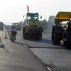 Thi công nâng cấp, mở rộng tuyến Quốc lộ 1A đoạn qua huyện Phú Lộc, tỉnh Thừa Thiên-Huế. Ảnh minh họa. (Ảnh: Quốc Việt/TTXVN)