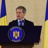 Tân Thủ tướng Romania Dacian Ciolos phát biếu trước truyền thông tại Phủ Tổng thống, ngày 10/11. (Nguồn: AFP) 