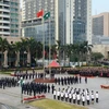 Buổi lễ kỷ niệm 15 năm Macau được Bồ Đào Nha trao trả về với Trung Quốc, tháng 12/2014. (Nguồn: AFP)