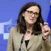 Ủy viên châu Âu phụ trách Thương mại Cecilia Malmström. (Nguồn: AFP)