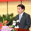 Phó Bí thư Thành ủy, Chủ tịch UBND thành phố Hà Nội Nguyễn Đức Chung. (Ảnh: An Đăng/TTXVN)