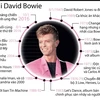 [Infographics] Sự nghiệp của huyền thoại âm nhạc David Bowie
