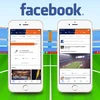 Giao diện di động ứng dụng Facebook Sports Stadium.