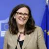 Ủy viên Thương mại EU Cecilia Malmstrom. (Nguồn: AFP)