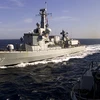 Một tàu hải quân của EU hoạt động trên biển Địa Trung Hải. (Nguồn: Reuters)