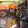 Nhân viên cứu hộ tại mỏ than Severnaya ở Vorkuta, Cộng hòa Komi thuộc Liên bang Nga. (Nguồn: EPA)