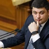 Chủ tịch Quốc hội Ukraine Vladimir Groysman được chỉ định giữ chức Thủ tướng. (Nguồn: EPA)