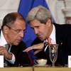 Ngoại trưởng Nga Sergei Lavrov và Ngoại trưởng Mỹ John Kerry. (Nguồn: politicoscope.com)