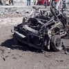 Hiện trường một vụ đánh bom khác ở Helmand, Afghanistan. (Nguồn: khaama.com)