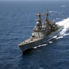 Tàu khu trục tên lửa dẫn đường USS Spruance của Mỹ. (Nguồn: AFP)
