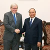 Thủ tướng Nguyễn Xuân Phúc tiếp ông Kevin Rudd, cựu Thủ tướng Australia. (Ảnh: Thống Nhất/TTXVN)