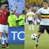 Các cầu thủ Hungary (trái) liệu có thể tiếp tục gây thêm cú sốc nữa ở EURO 2016 trong trận đấu rạng sáng mai với "Quỷ đỏ" Bỉ? (Nguồn: Telegraph)