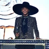 Nữ danh ca Beyonce tại lễ trao giải Biểu tượng thời trang CFDA ở New York, Mỹ ngày 6/6. (Nguồn: AFP/TTXVN)
