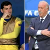 Thủ môn Iker Casillas (trái) của tuyển Tây Ban Nha cho biết anh đã hàn gắn quan hệ với huấn luyện viên Del Bosque (phải). (Nguồn: mirror.co.uk)