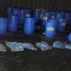 Số ma túy được giấu trong các thùng tương ớt. (Nguồn: noticieros.televisa.com)