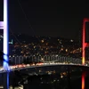 Cầu Bosphorus ở Istanbul. (Nguồn: EPA/TTXVN)