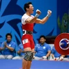 Lực sỹ cử tạ Thạch Kim Tuấn thi đấu không thành công ở Olympic 2016. (Nguồn: Reuters)