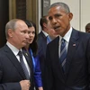 Tổng thống Mỹ Barack Obama gặp Tổng thống Nga Putin bên lề hội nghị G-20 ở Hàng Châu, Trung Quốc. (Nguồn: Reuters)