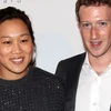 Mark Zuckerberg và vợ, Priscilla Chan.