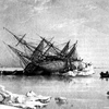 Hình vẽ vụ tàu HMS Terror chở đoàn thám hiểm người Anh bị đắm trong hành trình khám phá Bắc Cực hồi năm 1846.