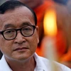 Thủ lĩnh đảng đối lập Cứu nguy dân tộc (CNRP) Sam Rainsy. (Nguồn: trust.org)