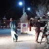 Binh sỹ Pakistan được triển khai tới hiện trường vụ tấn công. (Nguồn: AFP/TTXVN)