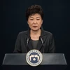 Tổng thống Hàn Quốc Park Geun-hye phát biểu sáng 4/11. (Nguồn: EPA/TTXVN)