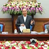 Thủ tướng Nguyễn Xuân Phúc chủ trì phiên họp Chính phủ thường kỳ tháng 11. (Ảnh: Thống Nhất/TTXVN)