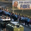 Hình ảnh lễ an táng tro cốt của lãnh tụ Cuba Fidel Castro Ruz 