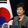 Tổng thống Hàn Quốc Park Geun-Hye phát biểu tại thủ đô Seoul ngày 29/11. (Nguồn: EPA/TTXVN)