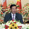 Thủ tướng Vương quốc Campuchia Samdech Akka Moha Sena Padei Techo Hun Sen. (Ảnh: Phạm Kiên/TTXVN)