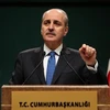 Phó Thủ tướng Thổ Nhĩ Kỳ Numan Kurtulmus phát biểu trong cuộc họp báo ở Ankara, ngày 2/1. (Nguồn: AA)